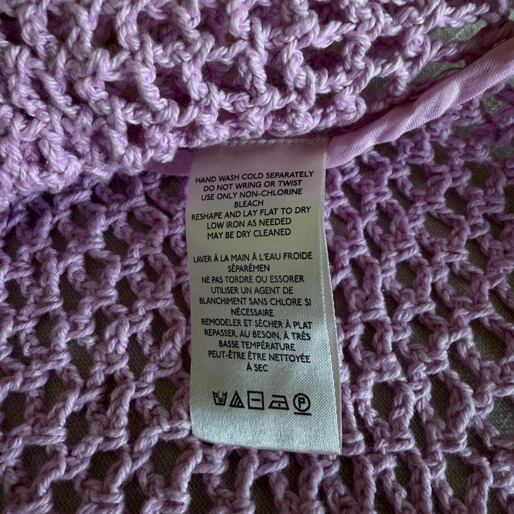 Free People Collared Crochet Cardigan - Picture 10 of 10